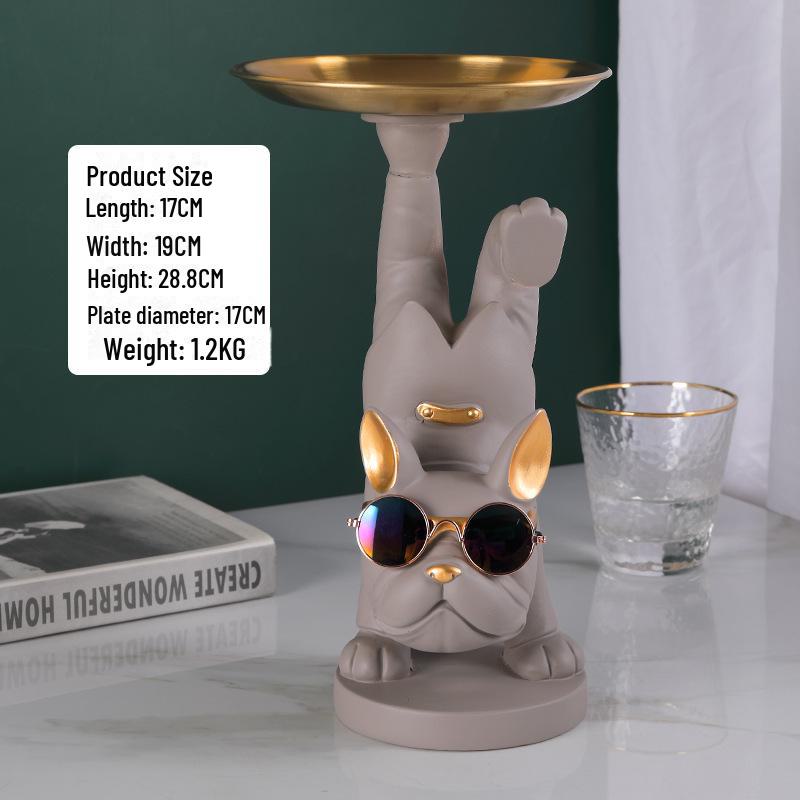 

Брелок для ключей «Французский бульдог»: Роскошное украшение для прихожей