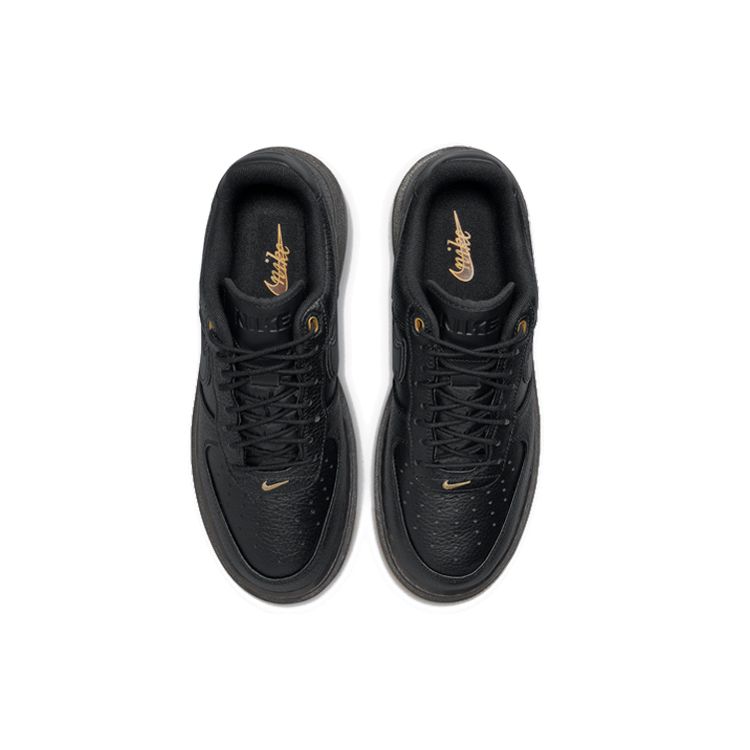 Nike Air Force 1 Luxe Black Gum Pánské tenisky Bucktan Gum-Yellow DB4109-001