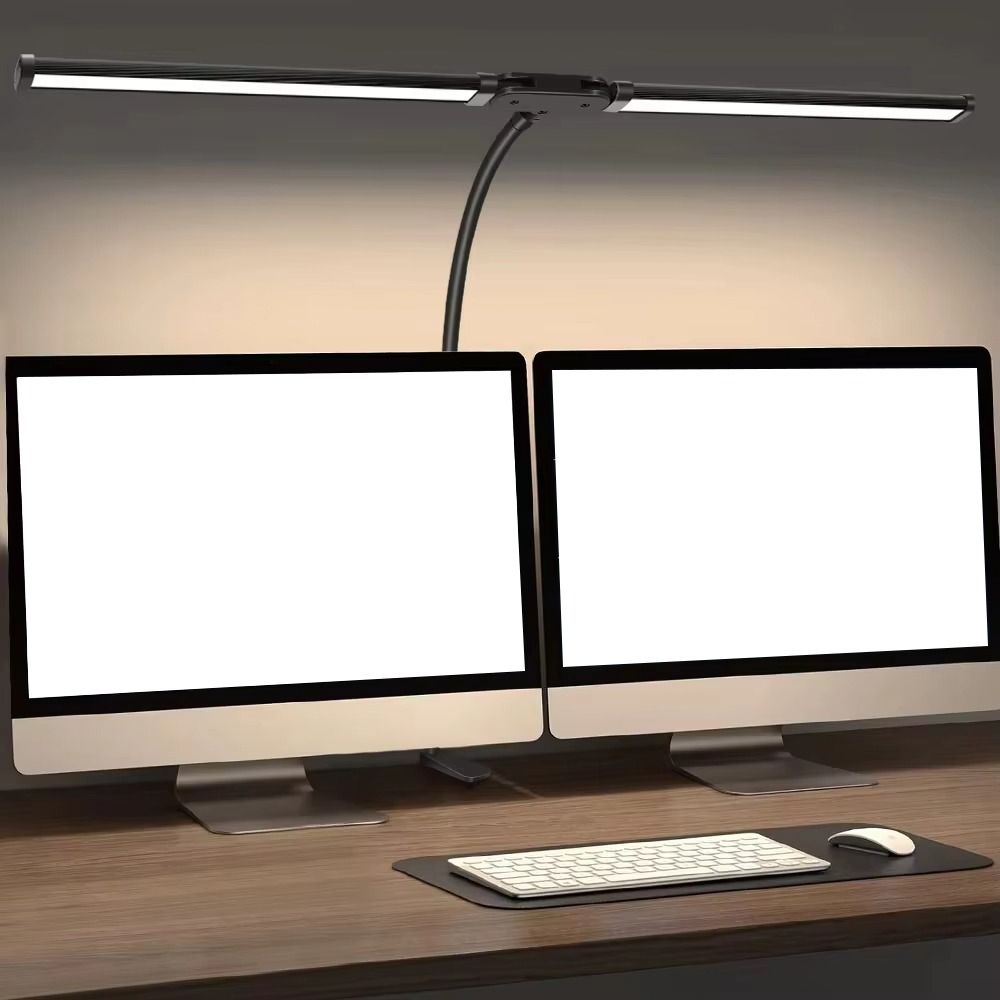 360° Rotation Double Head Desk Lamp 160LED LED Desk Lamp Night Light Swing Arm Lamp Bedroom