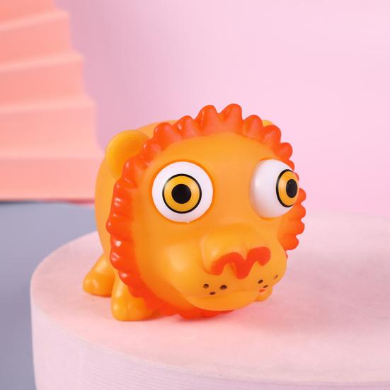 Popping Eyes Animal Squeeze Toy, Stress Relief Cartoon Animal Sensory Toy, Focus Aid Hand Relaxation Fidget Toy, Party Favors