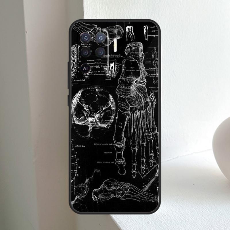 Medical Skeleton Anatomy For OPPO A6 A5 Pro A15 A17 A77 A16 A76 A96 A18 A38 A58 A78 A98 A54 A74 A94 A40 A60 A80 Case
