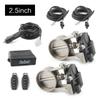2” 2.25” 2.5” 2.75” 3” Stainless Steel Electric Exhaust Valve With Fine-tunable Remote Control Electronic Switch Kit