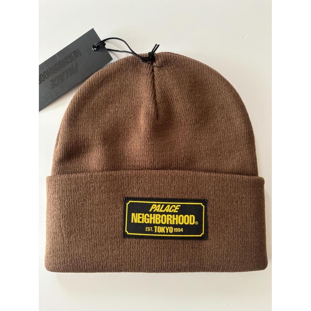 Used PALACE NEIGHBORHOOD BEANIE TAN
