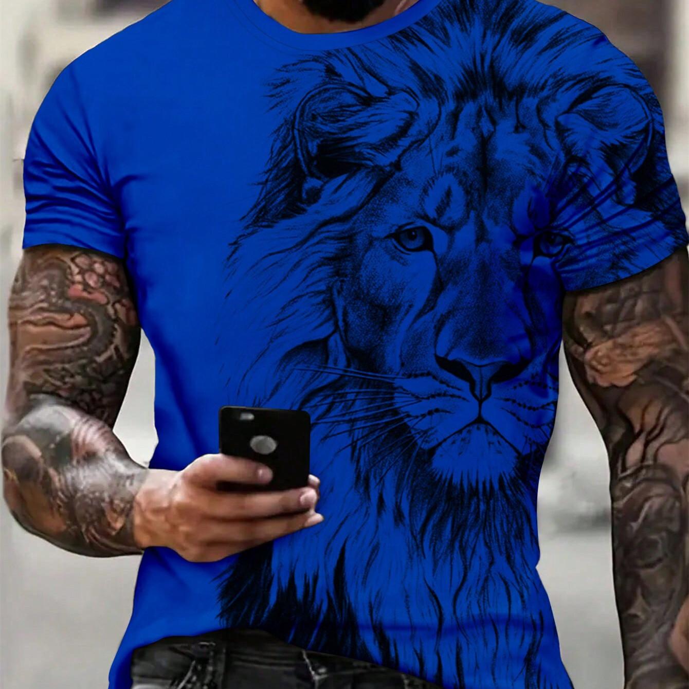 

Мужская футболка Manfinity LEGND с принтом льва 6XL