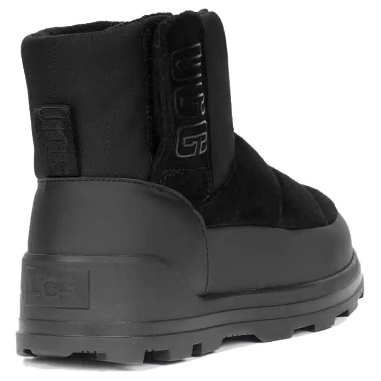 UGG Thermal Abrasion Resistant Short Snow Boots Women's Black 1143932-BLK-