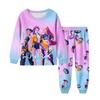 Children's Fashion Suit Skirt Round Neck Long Sleeve Top Pants