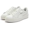 New PUMA Basket Low Top Skateboard Shoes Women's Gray White 401144-01