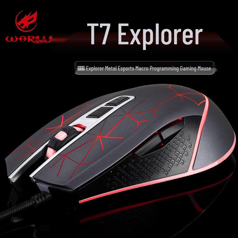 Fire Wolf T7 RGB Wired Gaming Mouse