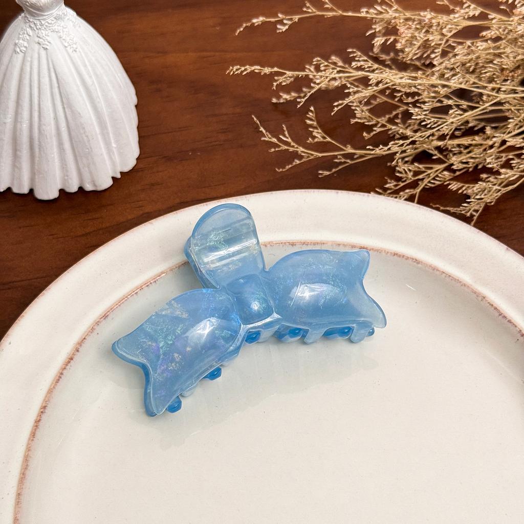 Chic Fashionable And Colorful Bowknot Hair Claw Clip For Stylish Head Accessories