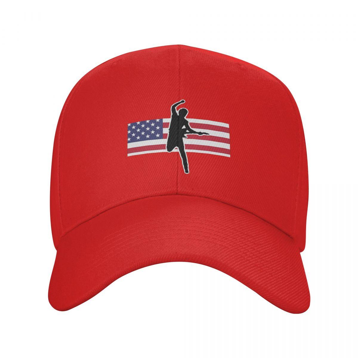 Bruce Springsteen The Legend Guitaris America Baseball Caps Fashion Men Women Hats Adjustable Cap Sports Baseball Hat Casquette One Size