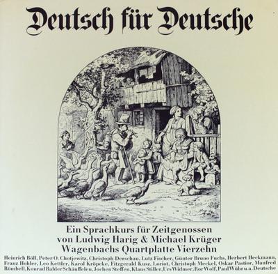 LP Record VARIOUS - Deutsch Für Deutsche (Ein Sprachkur WA14 Wagenbachs Quar 1975 Germany Soundtracks & Musicals Used