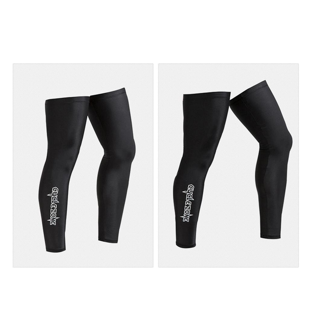 1 Pair Unisex Long Leg Sleeves Summer Sun Protection Leg Cover for Bike Cycle Hiking Running