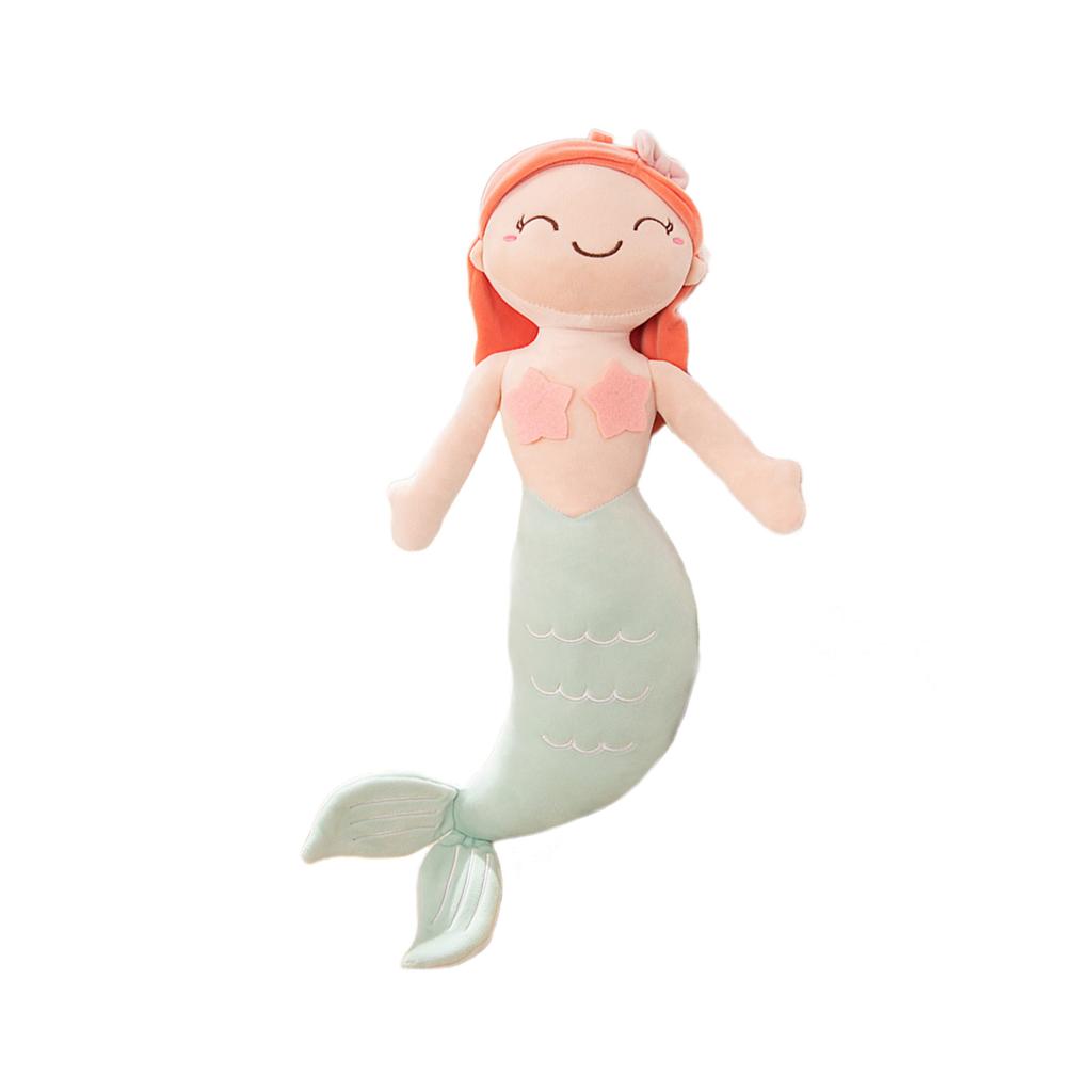 Mermaid Pillow Throwing Pad Plushes Cushions Toy for Bedroom Sofa Home Decoration Home Cushions
