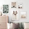 Grains of Sand Arches Grass Reed Palm Cactus Giraffe Nordic Wall Art For Living Room Dec Canvas Painting Poster Print Wall Decor No Frame