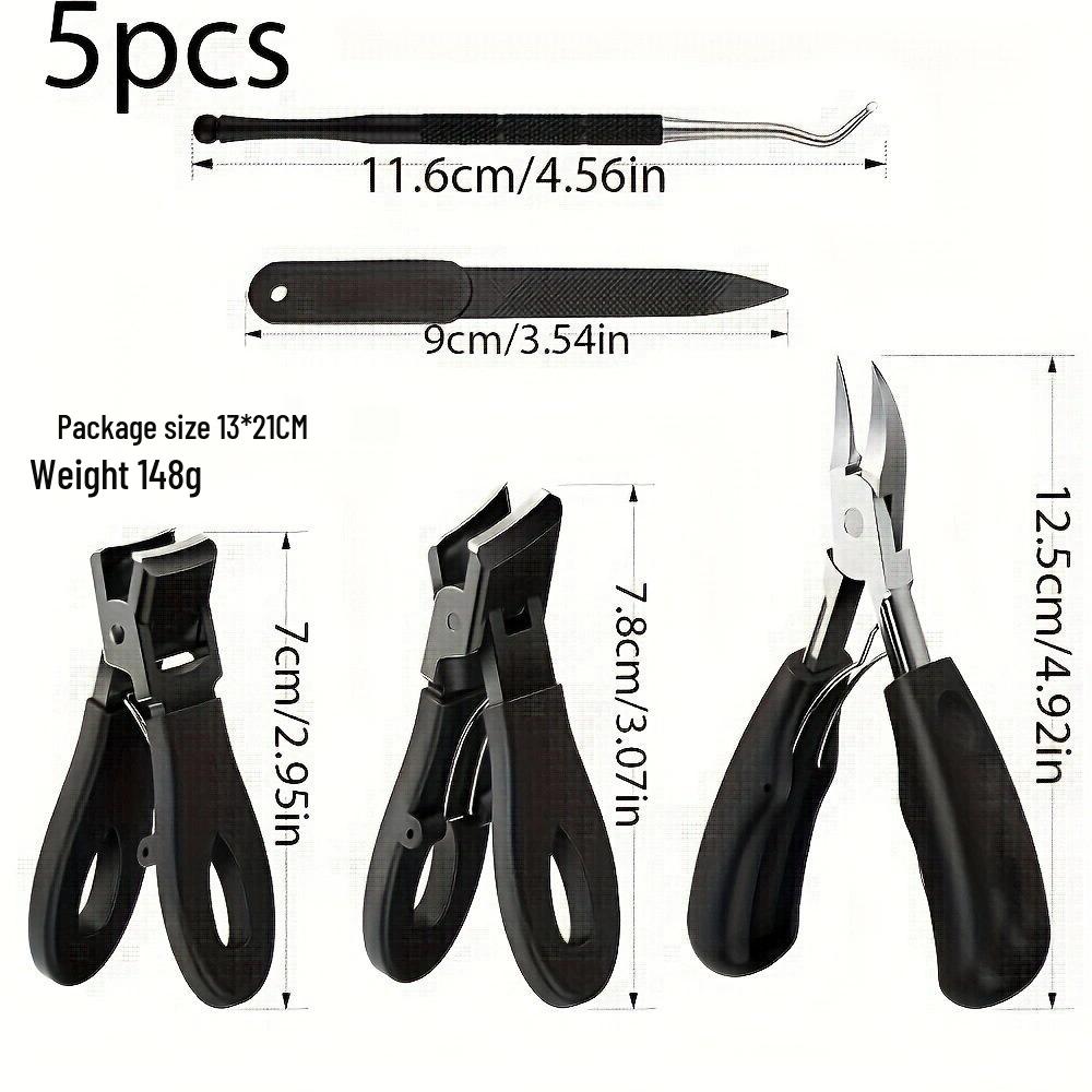 

Cross-border Nail Clipper & Cuticle Nipper Set - Eagle Beak Pliers for Ingrown & Thick Toenails