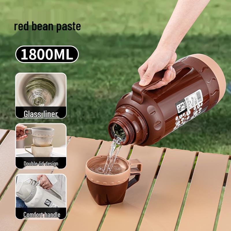 2025 New Large Capacity Glass-Lined Thermos for Home or Office