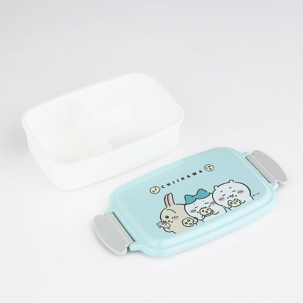 OSK Lunch Box 500ml Chiikawa Blue Dishwasher Safe Storage Container with Divider Microwave Safe Made in Japan PL-1R