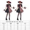 Kids Halloween Costume Circus Horror Clown Dress Cosplay Outfit Party Performance