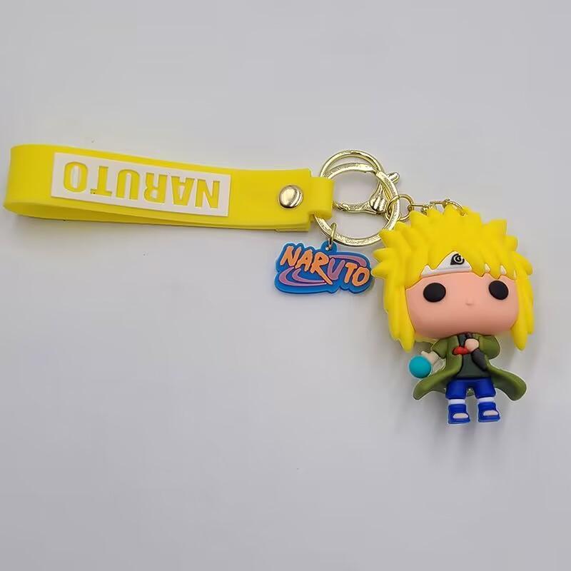Anime Naruto Cartoon Naruto Figure Model Toys Keyring Sasuke Hinata Gaara Sakura Nara Shikamaru Pendant Doll Bag Gift Keychain