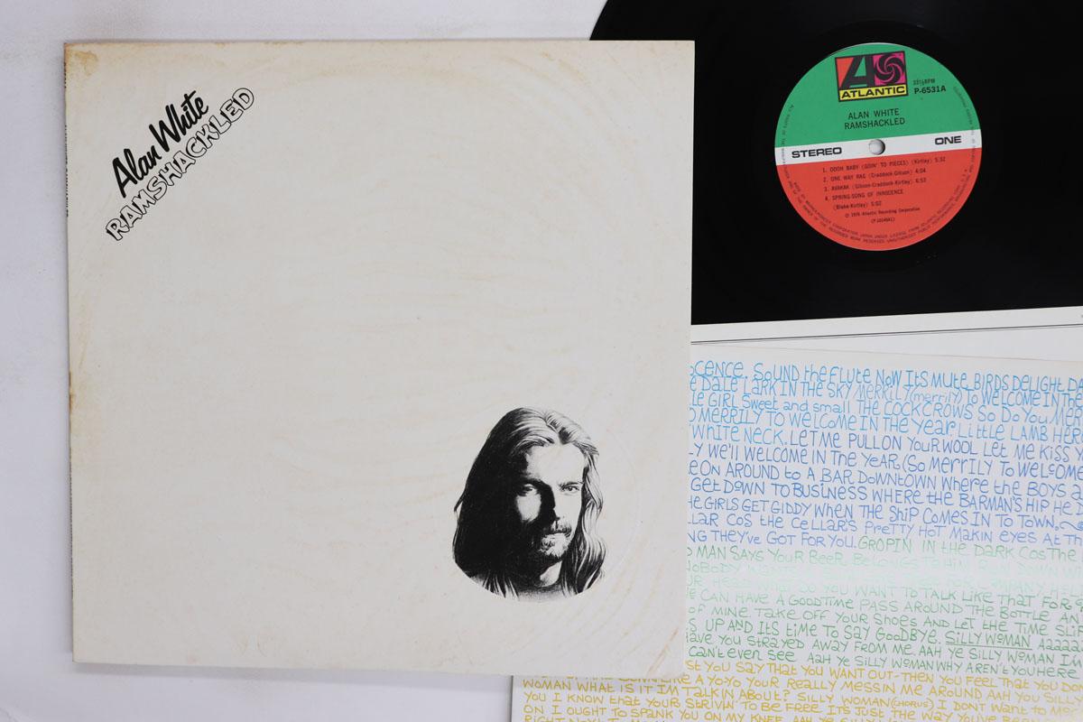 Виниловая пластинка ALAN WHITE Ramshackled P6531A ATLANTIC 1979 Япония Рок Б/у