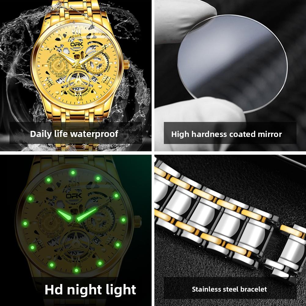 OPK Business Waterproof Quartz Watch Men's Watch Men's Watch