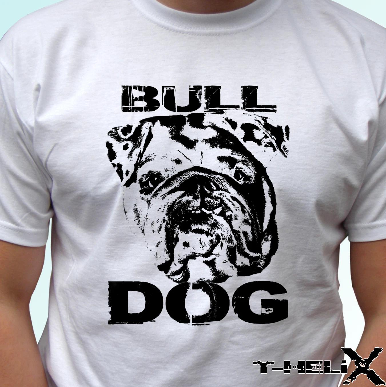 Bulldog b&w - dog kids boys T-Shirt top tee design - s s kids baby sizes 110