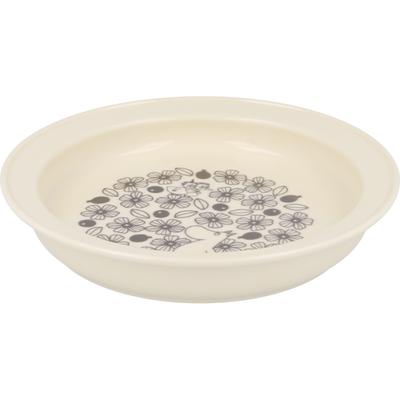 MOOMIN Curry 21cm Made In Plate, Large, Easy-Scoop Design, White, Japan, MM7501-320