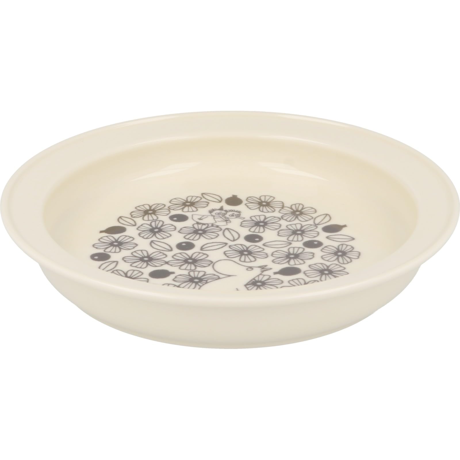 

Тарелка для карри MOOMIN 21 см, большая, дизайн с удобным захватом, белая, Япония, MM7501-320