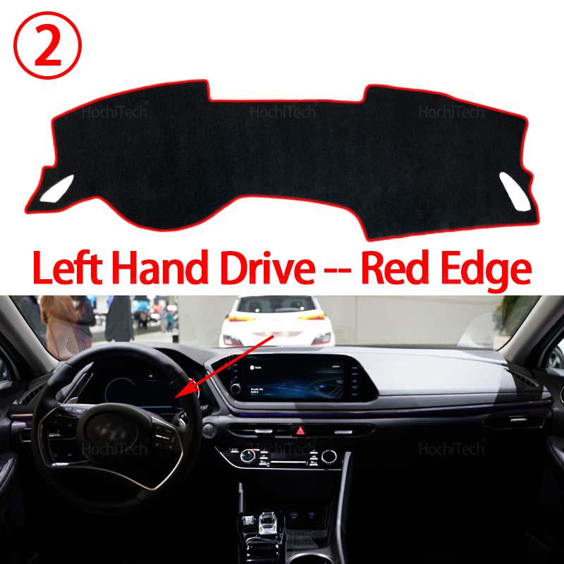 Dashboard Cover Dash Board Mat Carpet for Hyundai Sonata DN8 N Line Pad Sunshade Non-slip Cushion Accessories