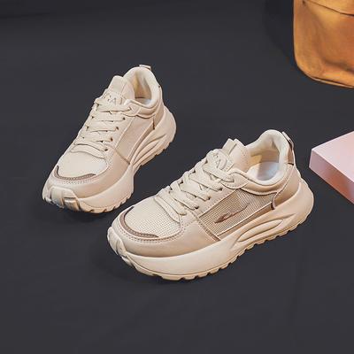 Dad Shoes Women's Summer New Student Thick Bottom Durable Sneaker Mesh Breathable All-Matching Heighten Casual Shoes