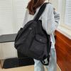 Schoolbag1011 Portable Shoulder Messenger Three-purpose Backpack Men and Women Lazy Wind Large Capacity Business Travel Backpack Fitness Bag