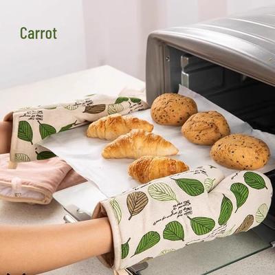 Karotten Hitzebeständige Anti-Rutsch Ofenhandschuhe zum Backen und Kochen