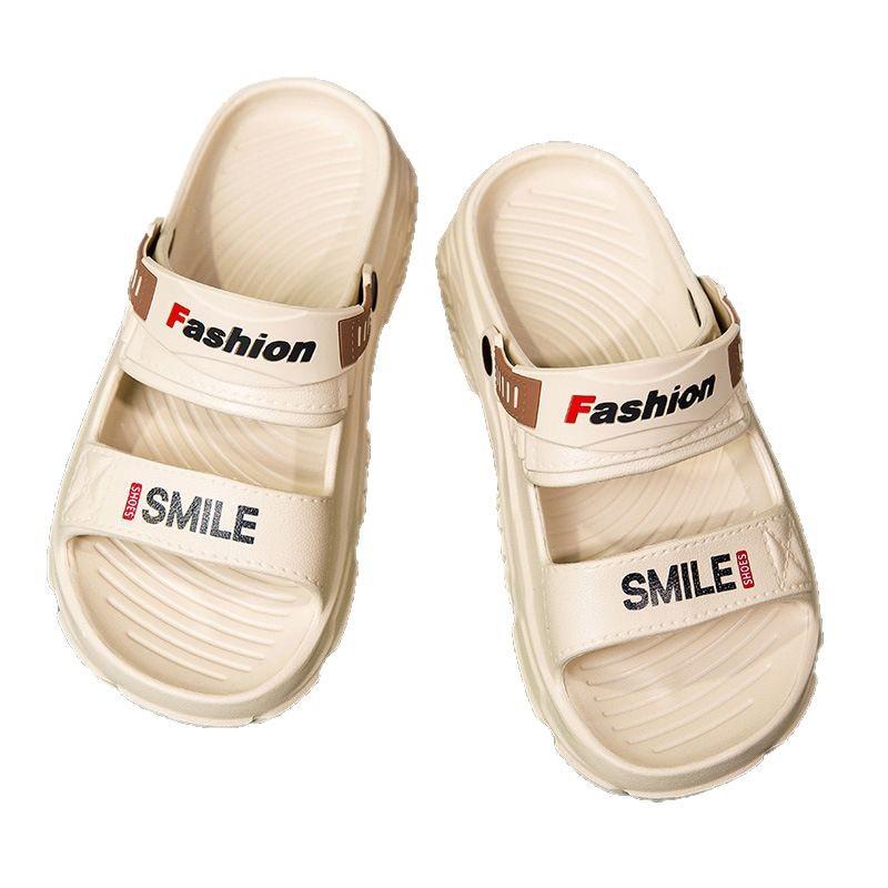 2025 new men's slippers outer wear summer non-slip thick-bottomed casual youth outdoor beach cool slippers