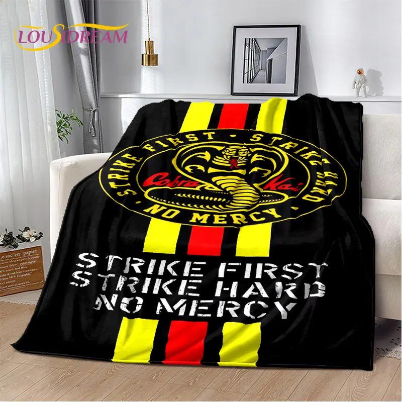 Cobra Kai Amanda TV Karate Morbida Coperta di Peluche, Coperta in Flanella Coperta Plaid per Soggiorno Camera da Letto Letto Divano Coperta da Picnic Bambini
