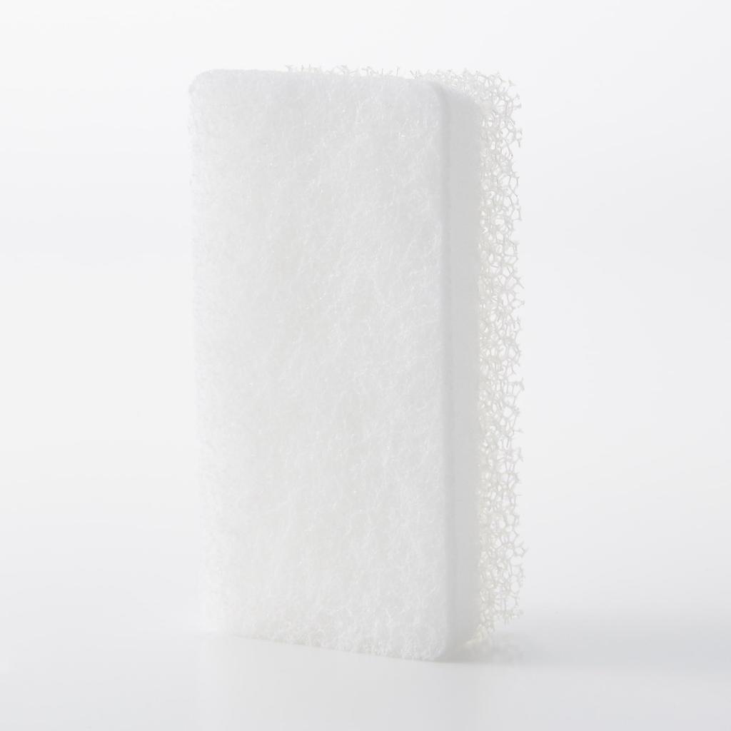 MUJI Urethane Foam Three-Layer Sponge 3 Pieces White MC0YSA3S
