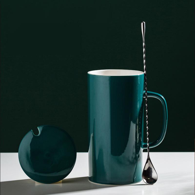 Large Capacity 1200ml Ceramic Coffee Mug with Handle Extra Big Jumbo Tea Water Cup for Office and Home Drinking Glass Beer Mug