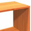 Headboard with Storage Space Wax Brown 100 Cm Solid Pine Wood