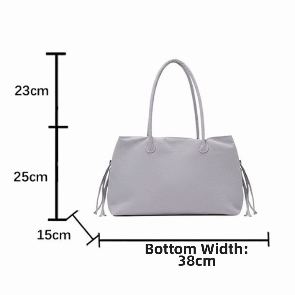 High Quality Casual Tote Bag Trendy Nylon Shoulder Bag Large Capacity Waterproof Handbag
