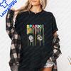 Sparks Band Print Locker sitzendes Oberteil Trendiges Unisex Kurzarm-T-Shirt Geeignet für Unisex und WoUnisex Große Größe