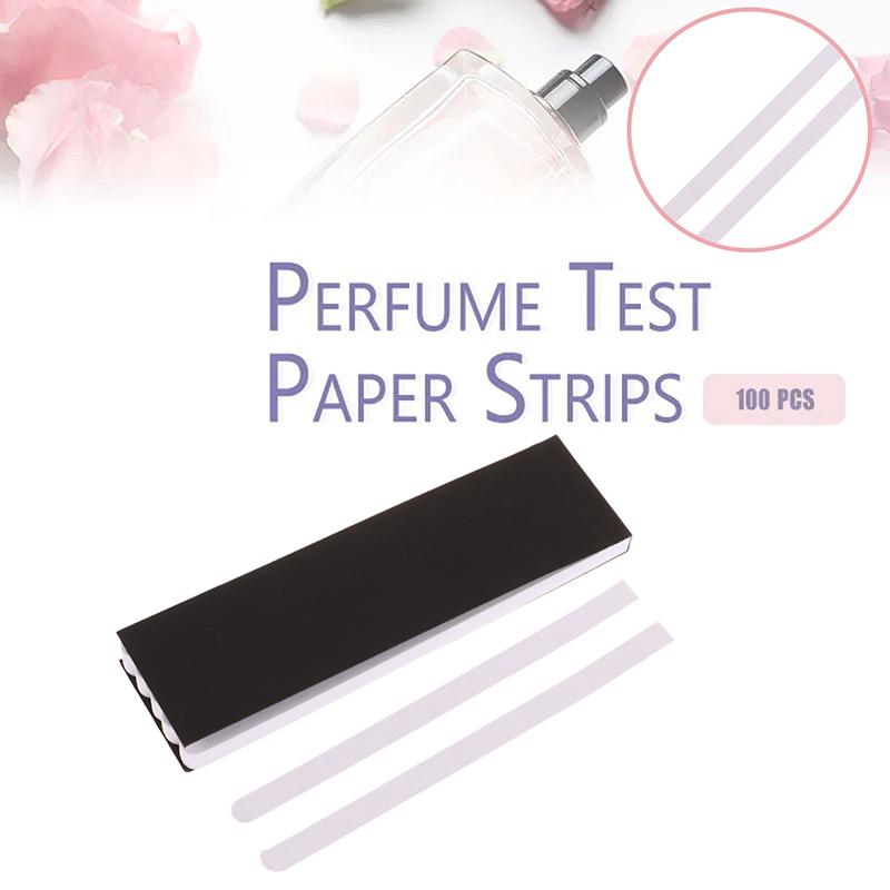 100 Pcs Aromatherapy Fragrance Perfume Essential Oils Test Tester Paper Strips Deodorization Expand Fragrance