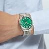 Citizen Sapphire Glass 50M Waterproof Mechanical Movement Stainless Steel Watch Green Dial Men watches NJ0150-81X