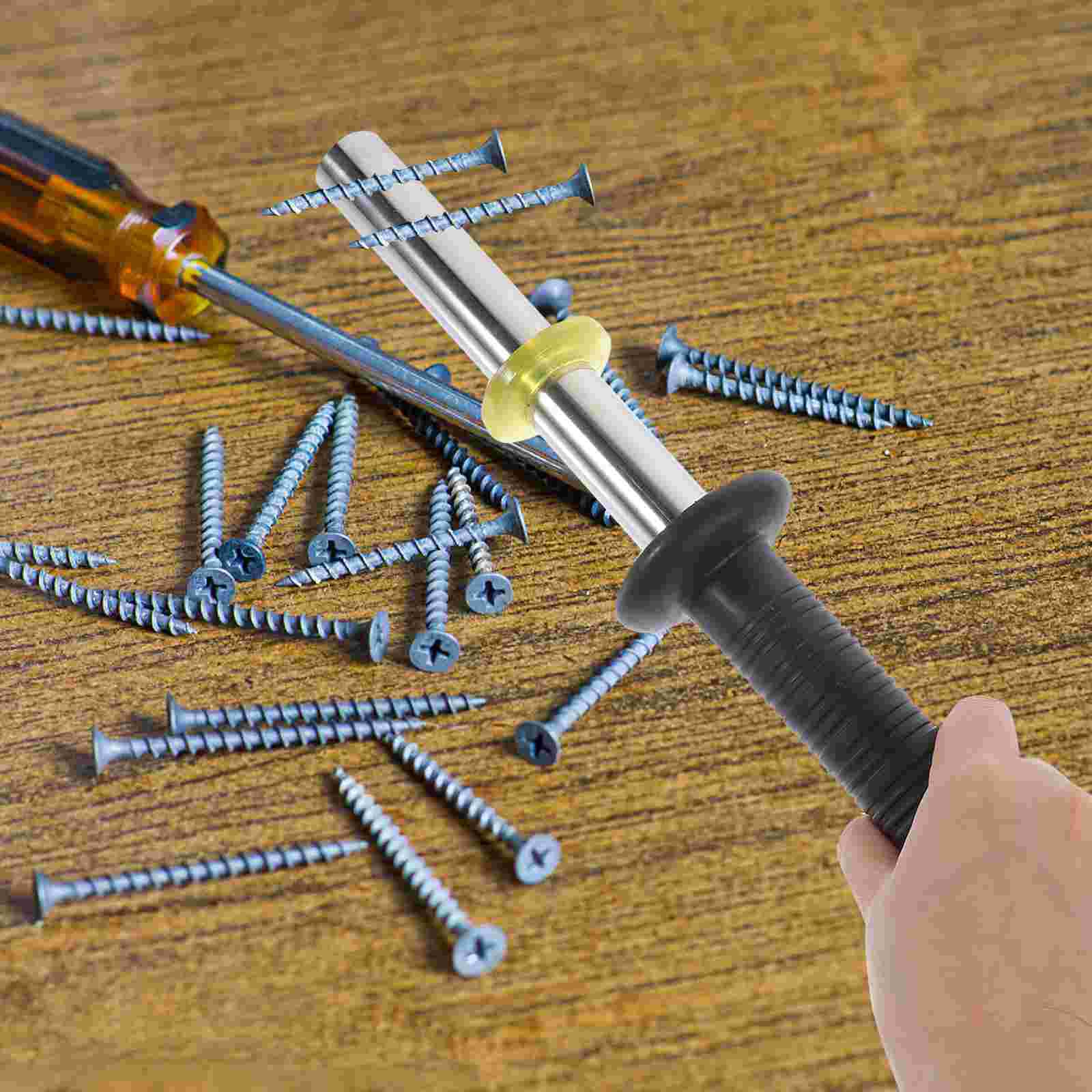 Iron Remover Magnets Metal Shavings Rod Pick Up with Handle Magnetic Swarf Retrieving Strong