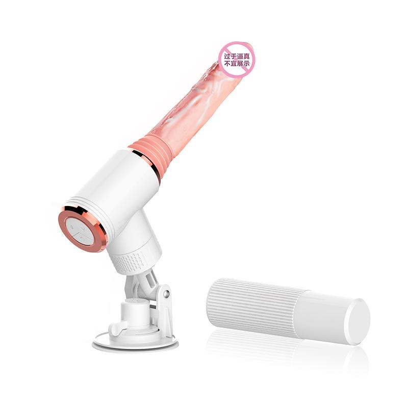 DIBE Tibe Muscle Motor Gun Mașină pentru femei cu vibrator telescopic încălzit complet automat, vibrator, băț, jucării sexuale