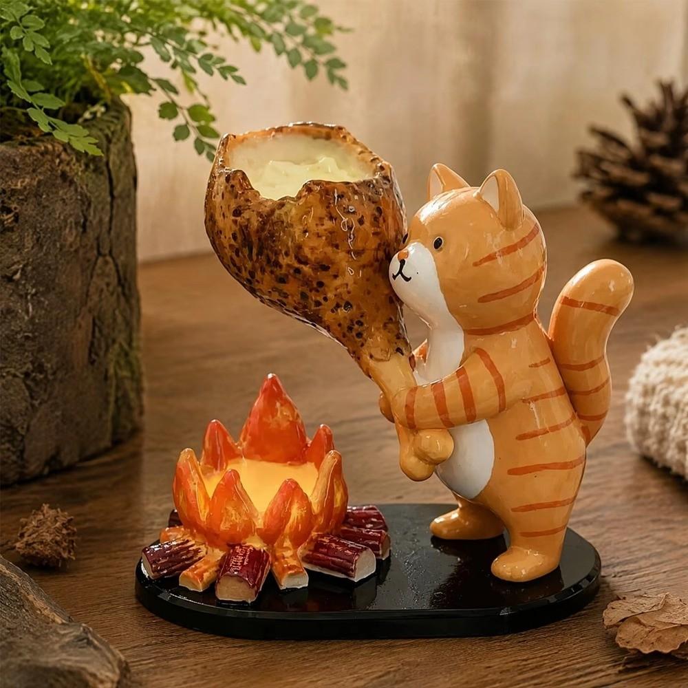 Animal Shape Decorative Candle Rack Cartoon Holiday Ornament New Tealight Holder For Friends