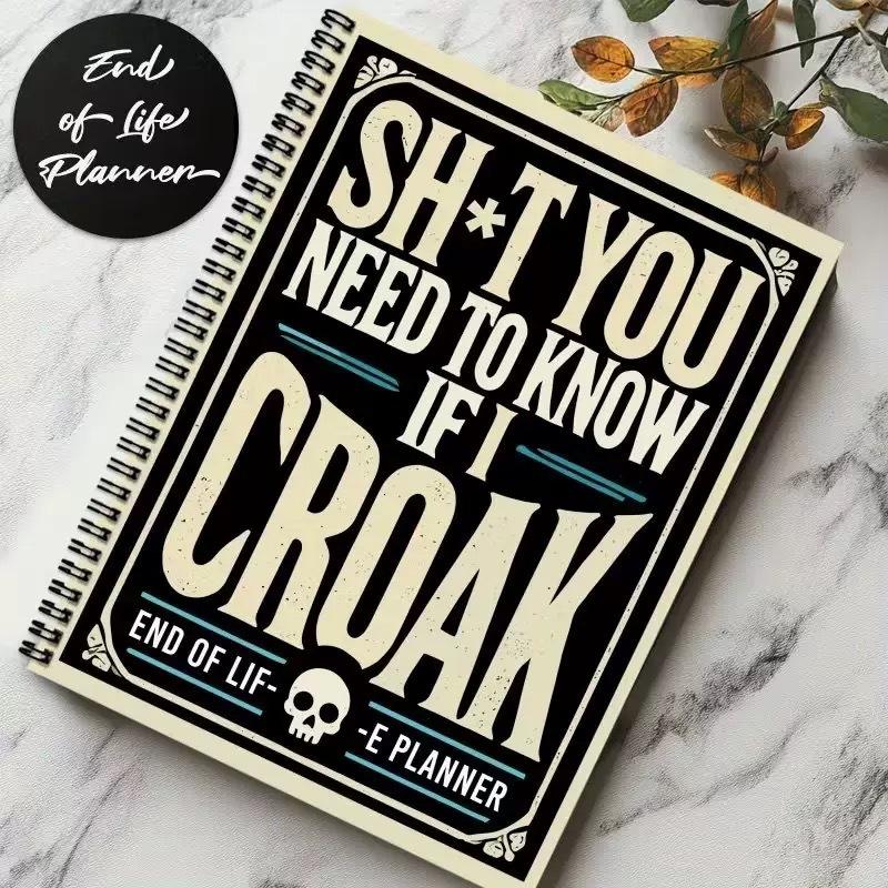 Interesting spiral cipher notebook A5