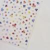 1Sheet 5D Soft Embossed Relief Nail Stickers Cute Daisies Self Adhesive Slider Stickers Press On Nails DIY Nail Art Dec