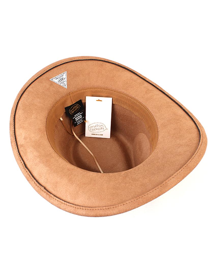 Yunibeosyeolkemiseuteuli Cowboy Suede Beige Fedora Fedora