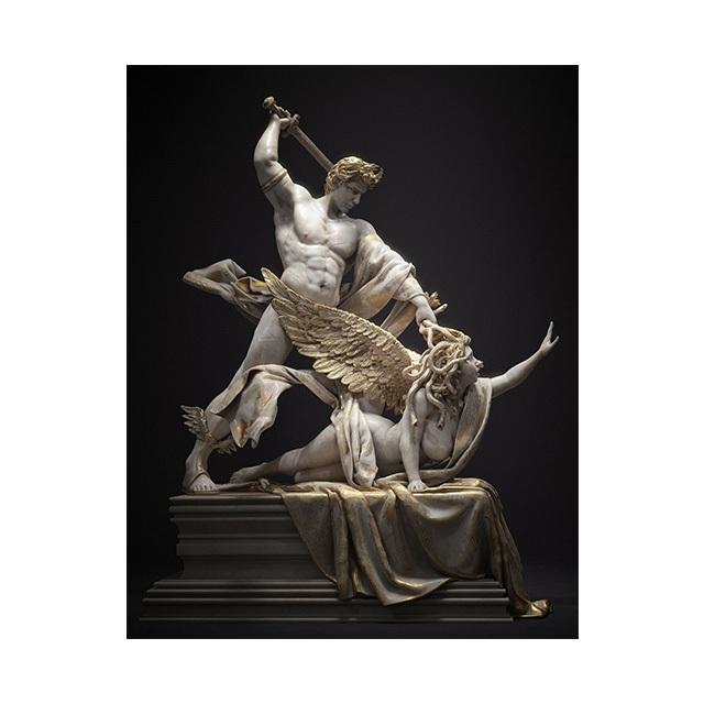 Perseus koos Medusa skulptuuride juhiga, lõuend, maalimine, põhjamaade mütoloogia kujund seinaplakati väljatrükke ruumi avaleht pildid sisekujundus