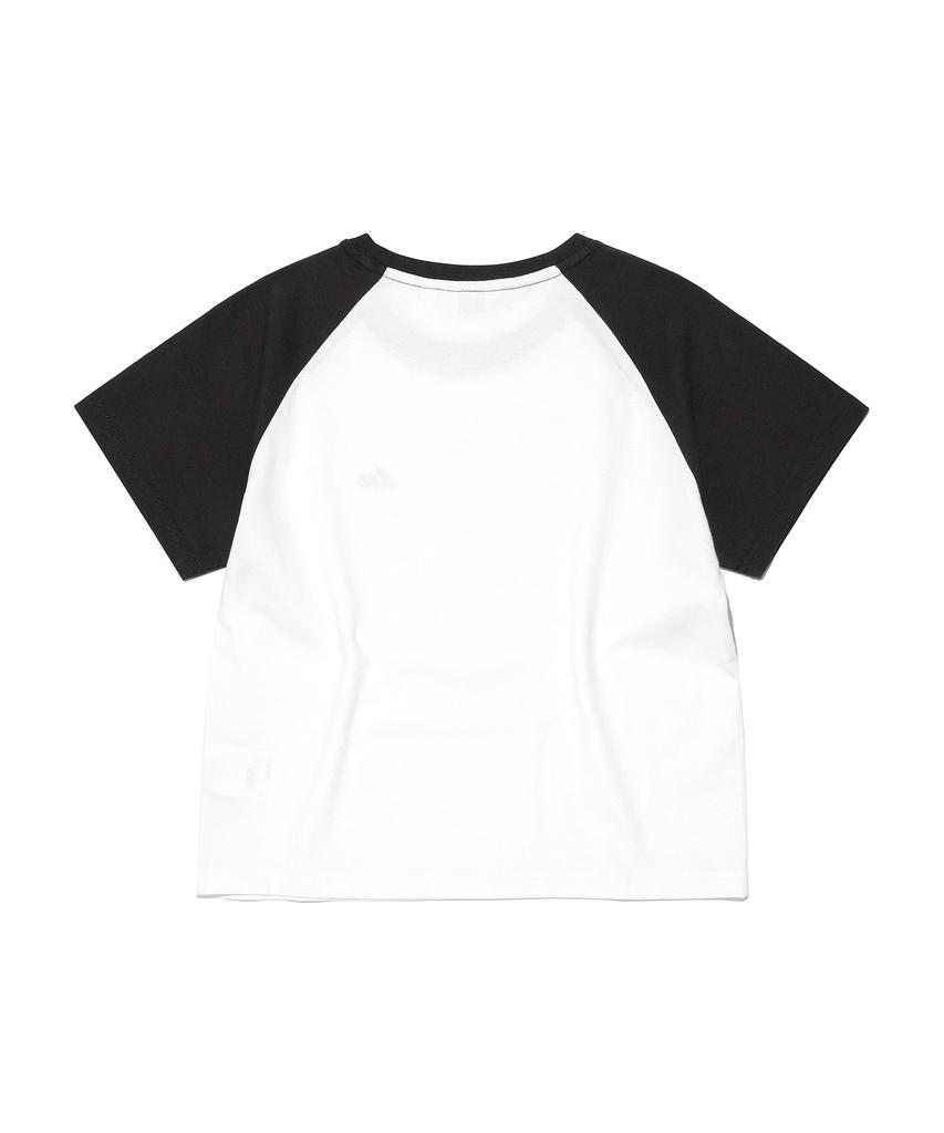 LEE Women'S Raglan Crop T-Shirt White