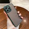 Shockproof Style Bumper Case for IPhone16 15 14 13 Pro Max Translucent Fashion Matte Smooth Feel PC Protection Mobile Phone